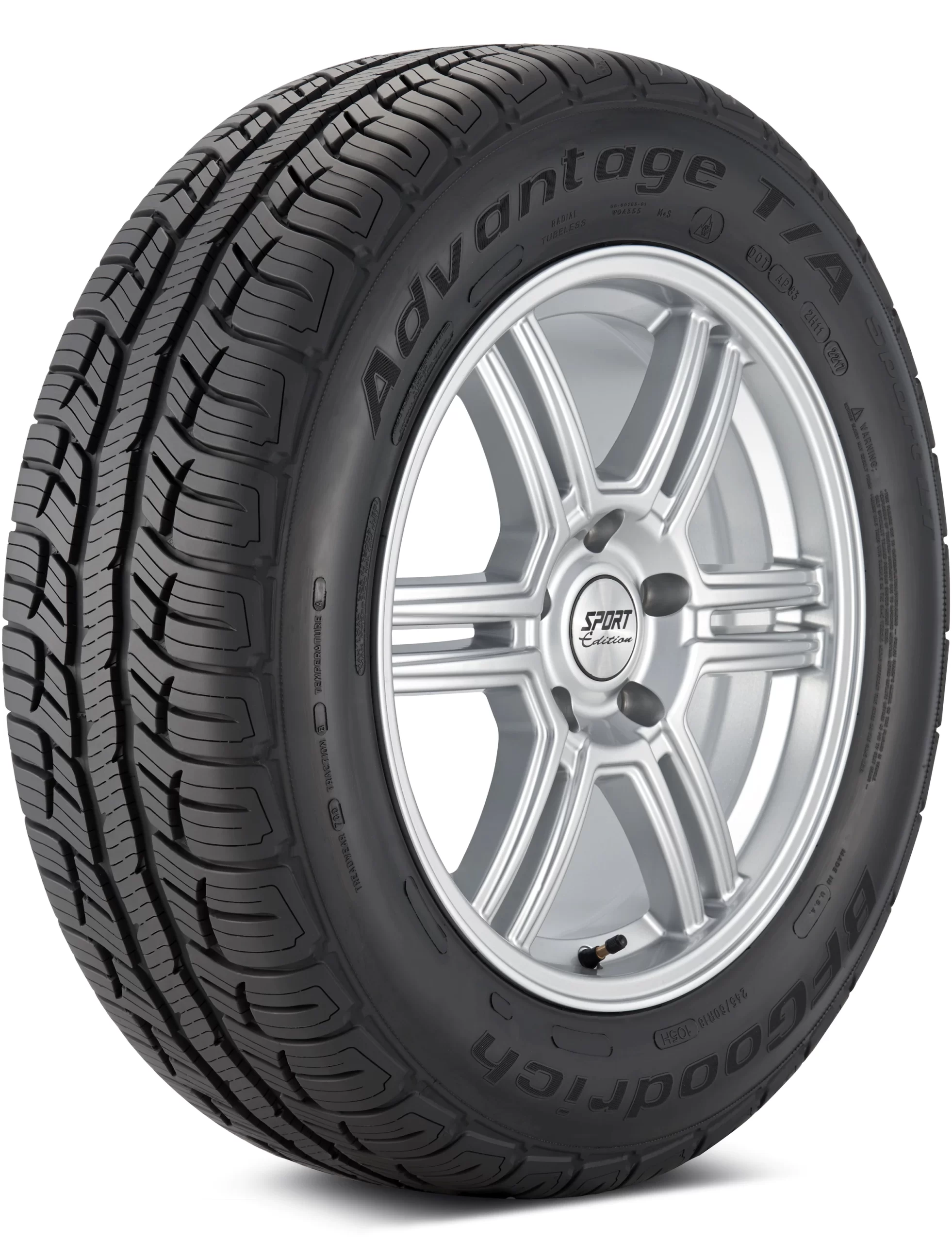 BFGoodrich Advantage T/A Sport LT 235/55-19 101H Crossover/SUV Touring All-Season Tire 08047
