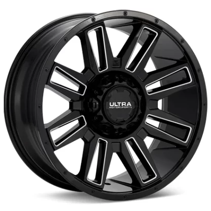 Ultra Apocalypse Black w/Milled Accent Wheels 20 In 20x9 +18 236-2935BM+18