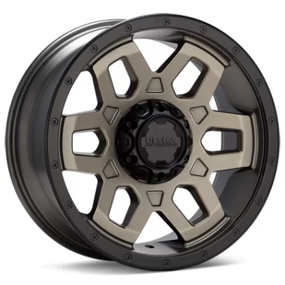 Ultra Warlock Bronze w/Black Lip Wheels 18 In 18x9 +18 217-8935BZ+18