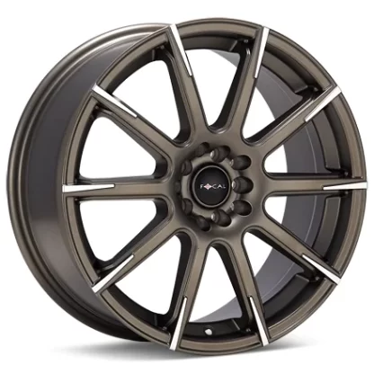 Focal F52 Machined w/Bronze Accent Wheels 16 In 16x7 40 452-6718BZ+40