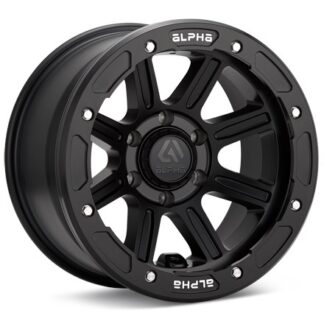 ALPHAequipt xCommander Matte Black w/Black Ring Wheels 17 In 17x9 -20 XC1790512720MB