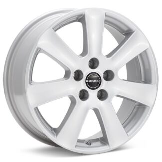 Borbet Type CA Silver Painted Wheels 17 In 17x8 50 8143479