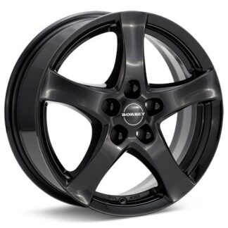 Borbet Type F Gloss Black Painted Wheels 17 In 17x7 +42 8135779