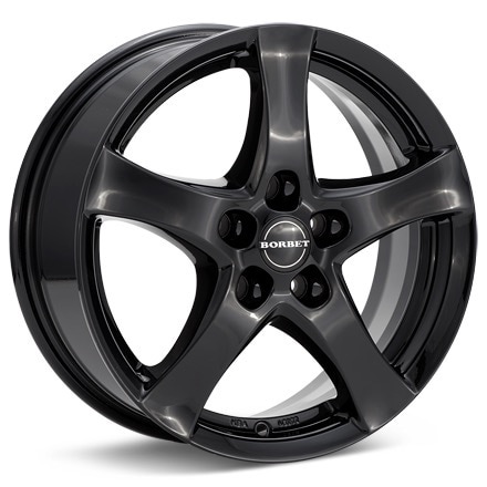 Borbet Type F Gloss Black Painted Wheels 16 In 16x6.5 +45 8135733