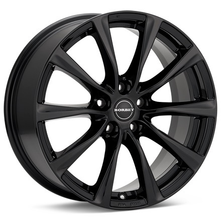 Borbet Type RE Gloss Black Painted Wheels 16 In 16x7 +48 139771