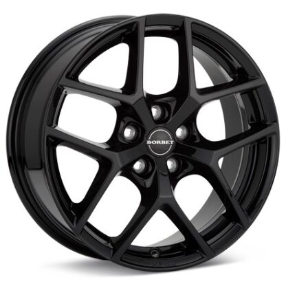 Borbet Type Y Gloss Black Painted Wheels 18 In 18x8 +45 496549