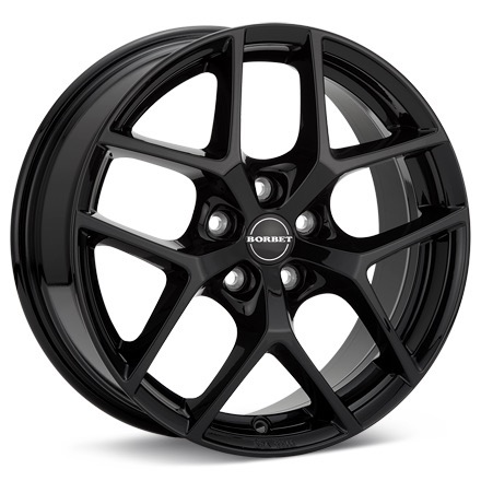 Borbet Type Y Gloss Black Painted Wheels 18 In 18x8 +48 496552