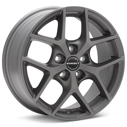 Borbet Type Y Matte Titanium Wheels 18 In 18x8 +48 8132810