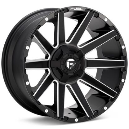 Fuel Off-Road Contra Black w/Milled Accent Wheels 22 In 22x10 -19 D61622009846