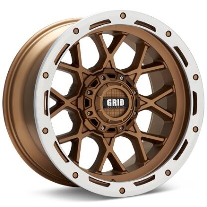 GRID GD13 Bronze w/Milled Accent Wheels 20 In 20x9 +15 C2987Z1525