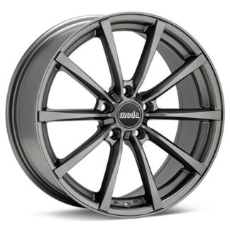 moda MD18 Titanium Gunmetal Wheels 17 In 17x8 45 MD18706T