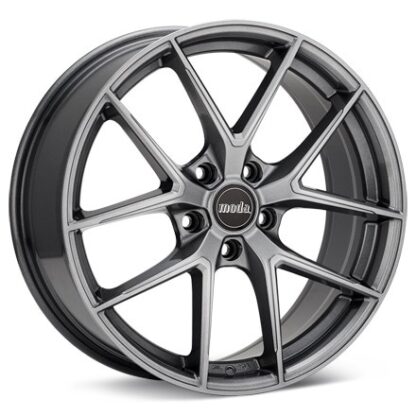 moda MD27 Dark Silver Paint Wheels 17 In 17x8 +45 MD27704DS