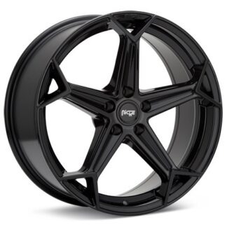Niche Road Wheels Arrow Gloss Black Painted Wheels 20 In 20x9   M258209065+25