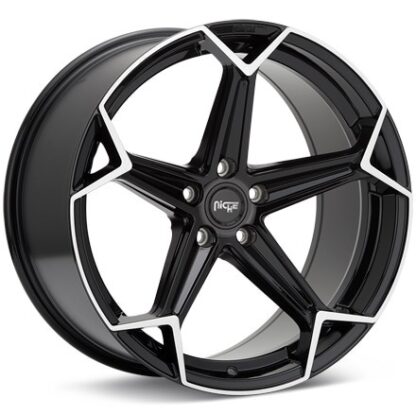 Niche Road Wheels Arrow Machined w/Gloss Black Accent Wheels 20 In 20x9 +35 M259209065+35