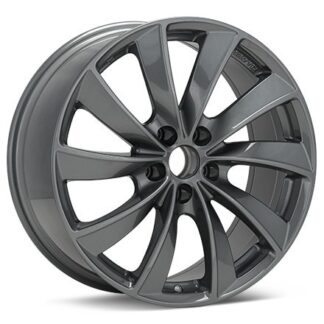 Rial Lugano OE Cap Graphite Silver Wheels 19 In 19x8.5 32 LU85932TR72-7