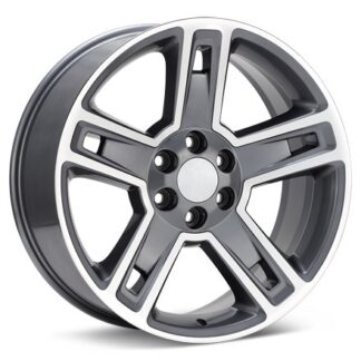 Sport Muscle SM34 Machined w/Light Grey Accent Wheels 22 In 22x9 +24 34290246510