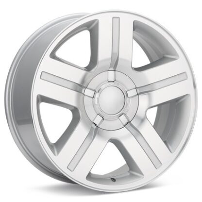 Sport Muscle SM37 Silver Machined w/Clearcoat Wheels 22 In 22x9 +31 37290316509