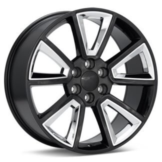 Sport Muscle SM57 Gloss Black Painted Wheels 22 In 22x9 +24 57290246512