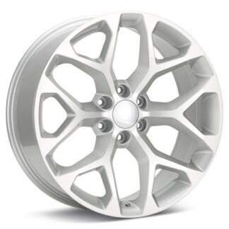 Sport Muscle SM59 Silver Machined w/Clearcoat Wheels 22 In 22x9 +24 59290246509