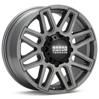 Sport Terrain Dune 8-lug Light Grey Painted Wheels 18 In 18x8 +25 MU1880817025LG