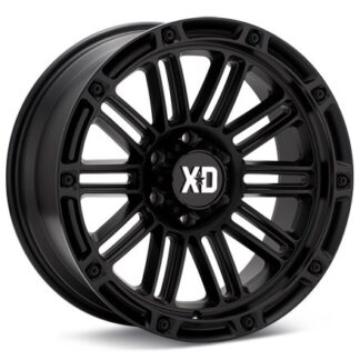 XD Wheels XD846 Double Deuce Black Painted Wheels 20 In 20x10 -18 XD84621063718N