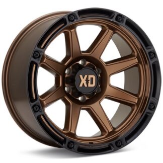 XD Wheels XD863 Titan Matte Bronze w/Black Lip Wheels 20 In 20x12   XD86321250644N